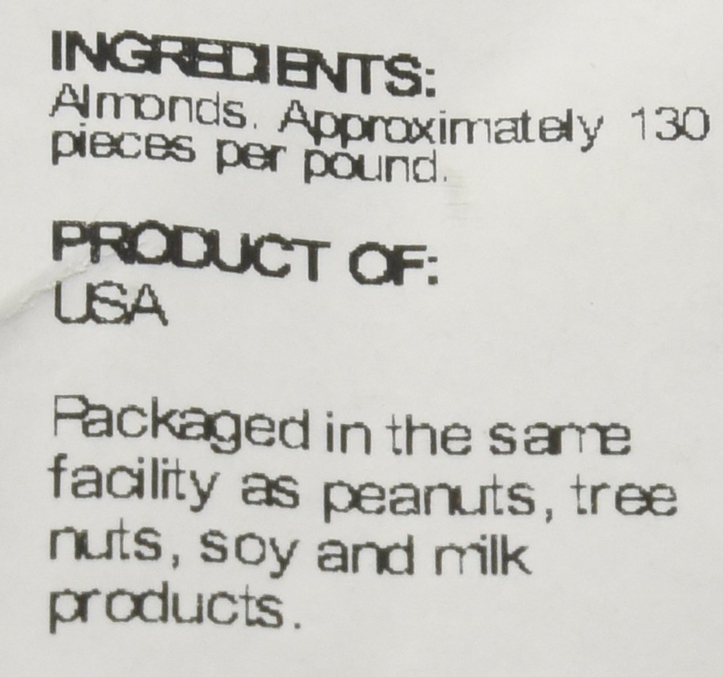 Sincerely Nuts Natural Raw Whole Almonds, Unsalted, No Shell Healthy Low Sodium Snack Plant Protein Kosher, Vegan, Gluten Free Bulk 5 Lb. Bag