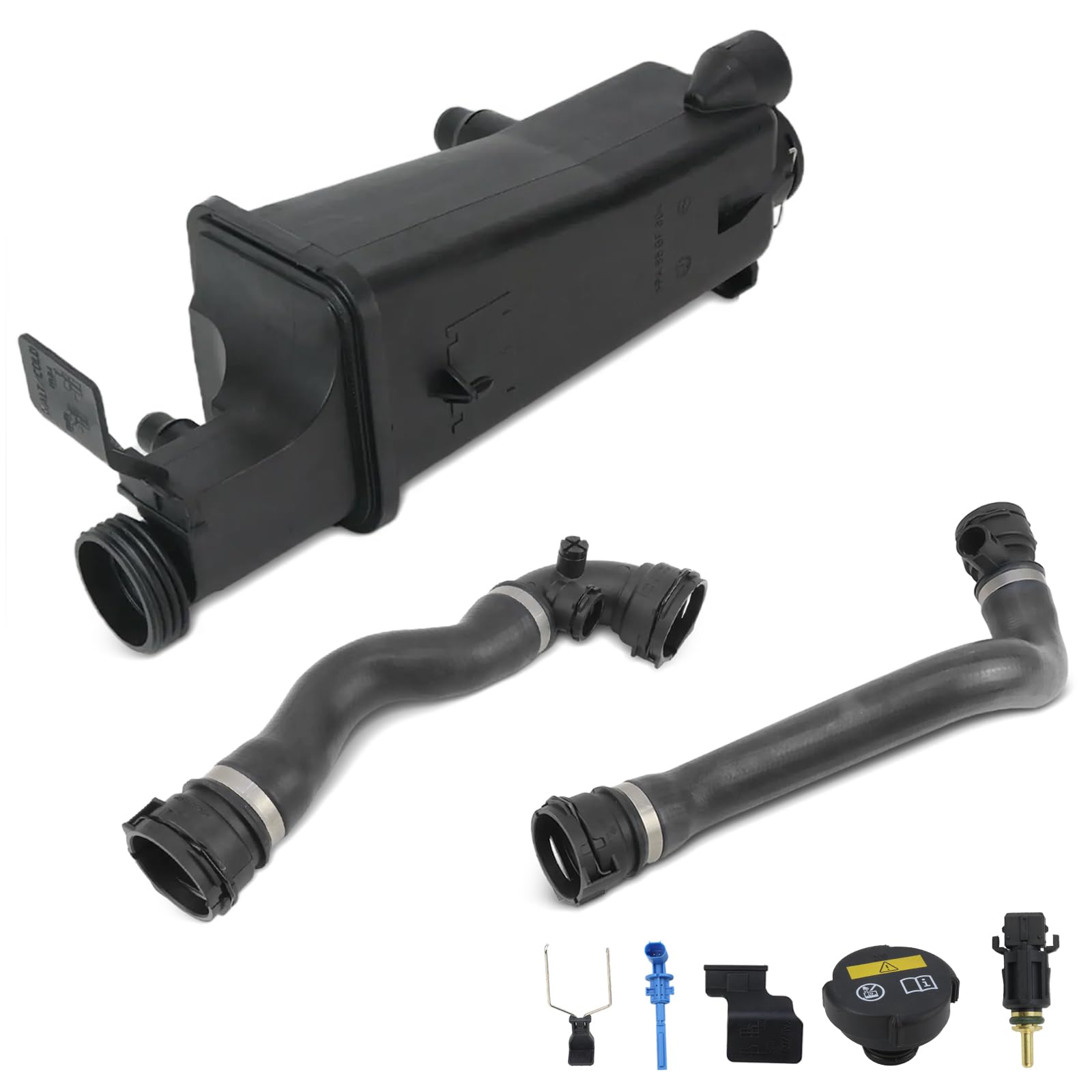 5PCS Engine Coolant Overflow Reservoir Tank Radiator Recovery Tank Kit
