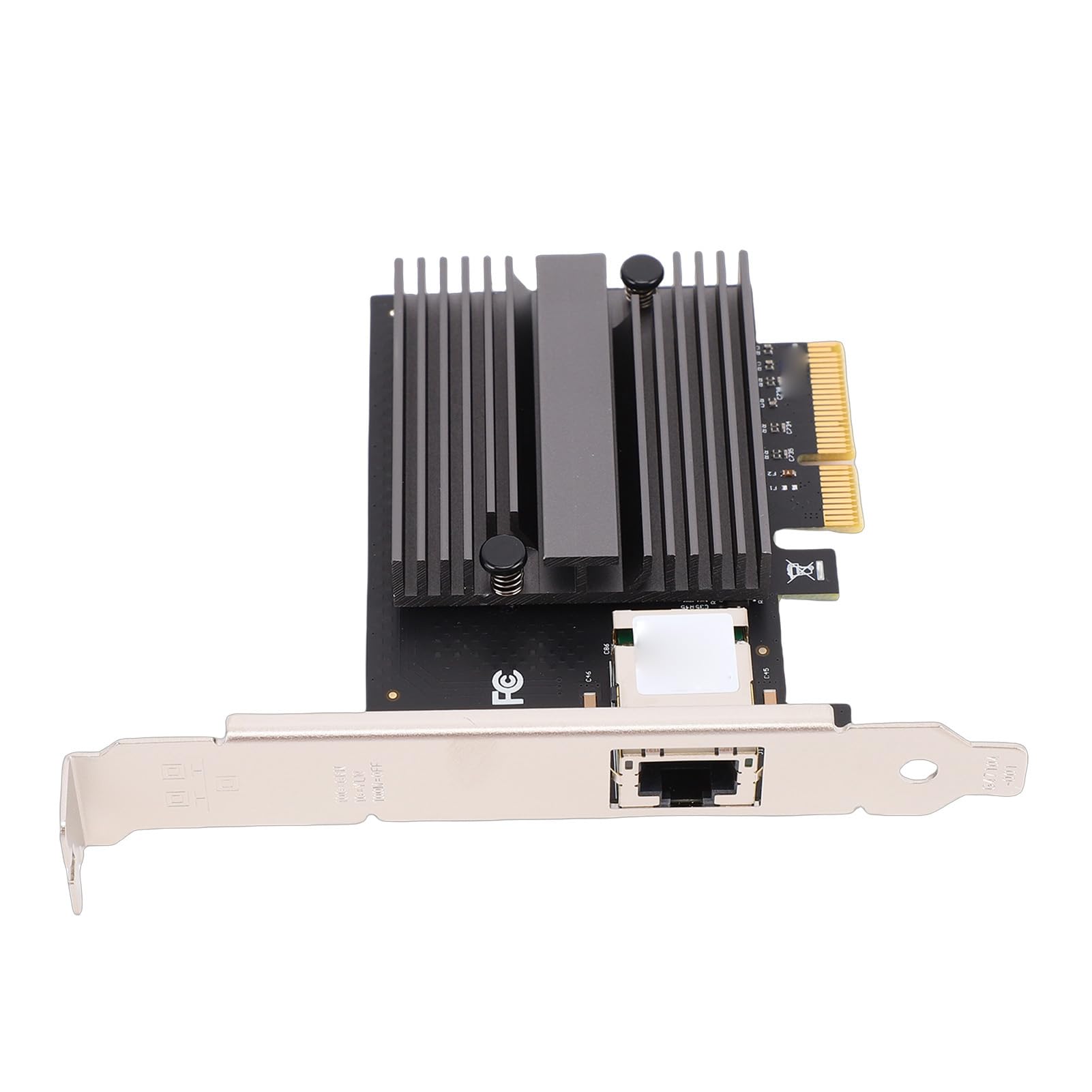 FILFEEL Kabelgebundene 10G-Ethernet-Karte mit AQC113C-Controller – PCIe X4 10/100/1000M/2,5G/5G/10G RJ45-Adapter mit PXE-Boot-Unterstützung für Desktop-Server-NAS-Software-Router