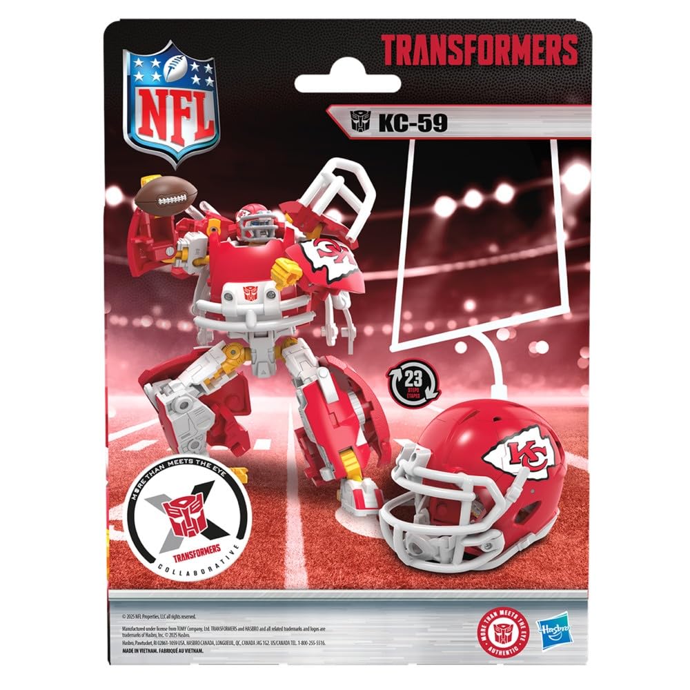 Transformers NFL Kansas City Chiefs KC-59 Action-Figur - 5