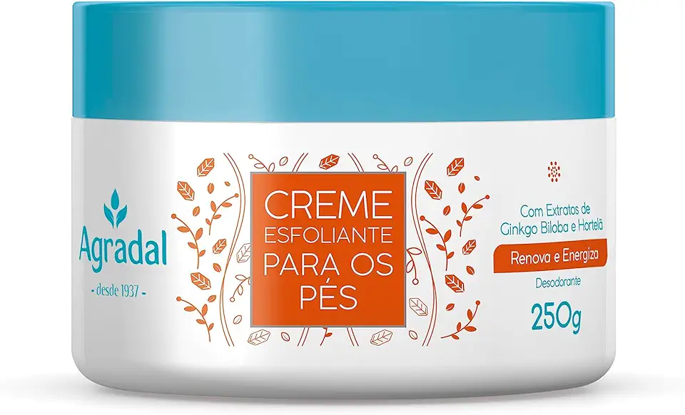 Agradal Creme Esfoliante Para Os Pés 250G