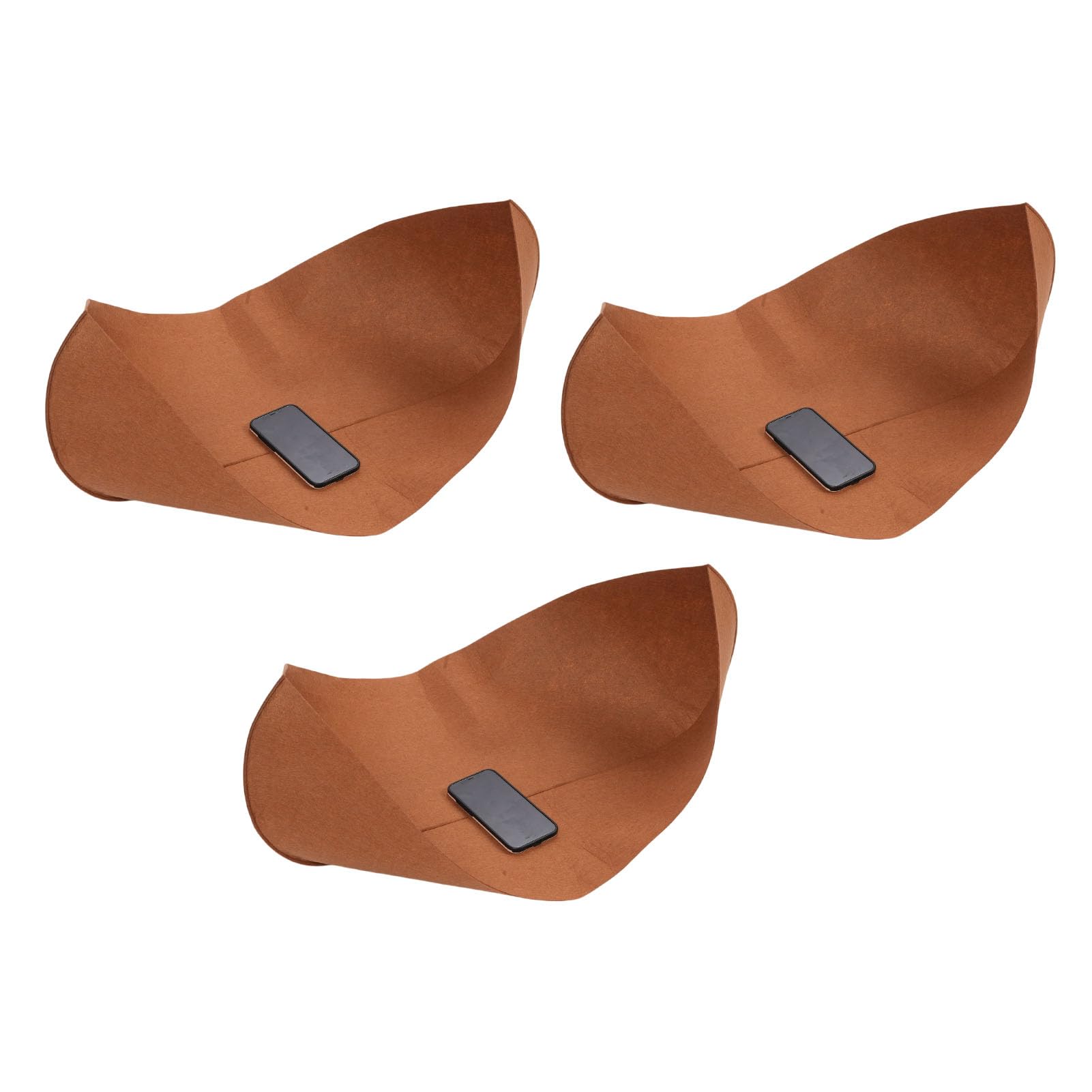 – Hanging Plant Liner, Felt 3PCS Planter Basket Liner Breathable for Patio (30inch)