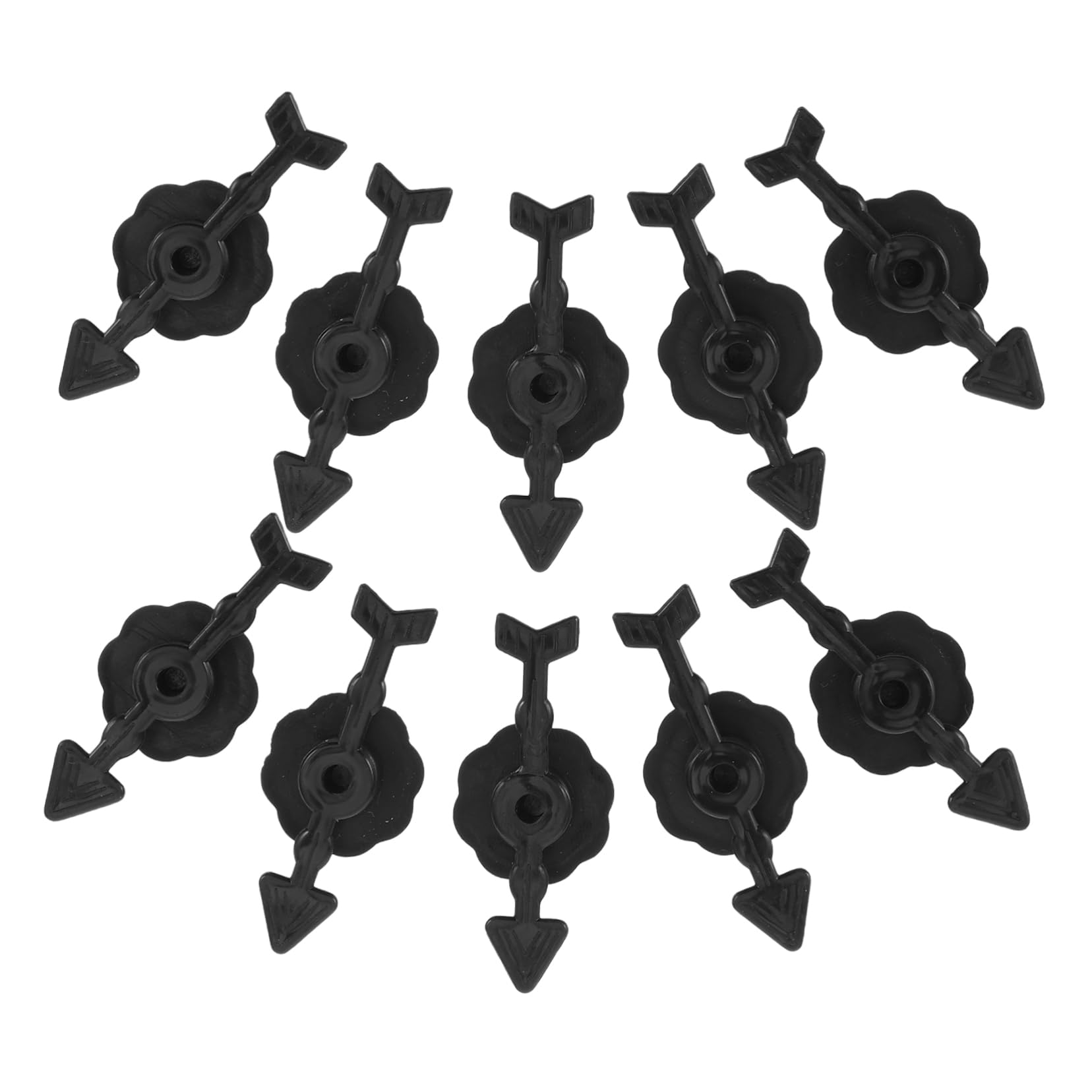 BESPORTBLE Interactive Board Game Arrows 10pcs Plastic Rotating Pointers Turntable DIY Accessory for Boys and Girls