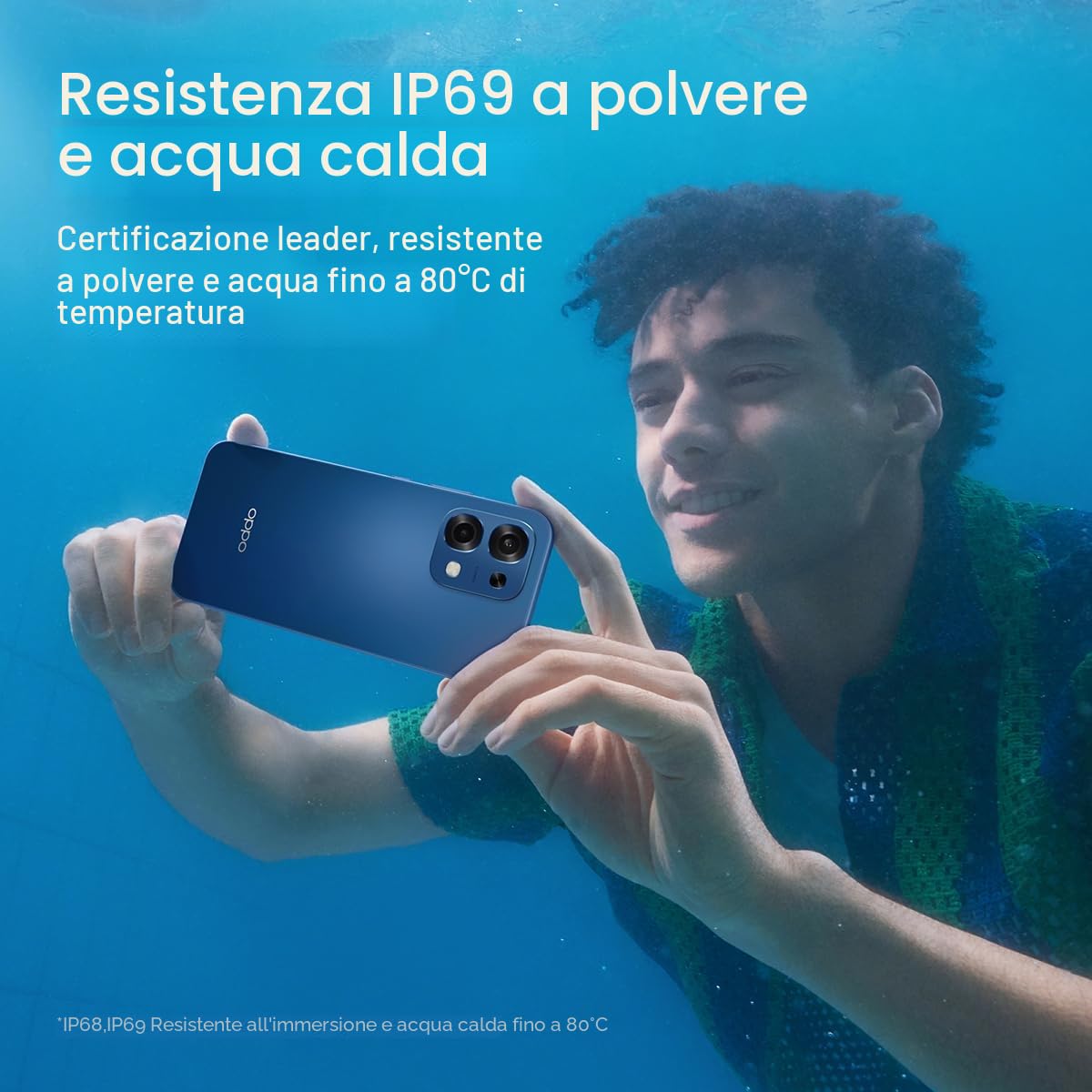 OPPO A6 Pro 5G - Smartphone sbloccato con IA, 8 GB RAM + 256 GB, batteria 6500 mAh, ricarica rapida 80 W, schermo AMOLED 120 Hz, IP69, fotocamera 50 MP AI, Dual SIM, versione spagnola, titanio