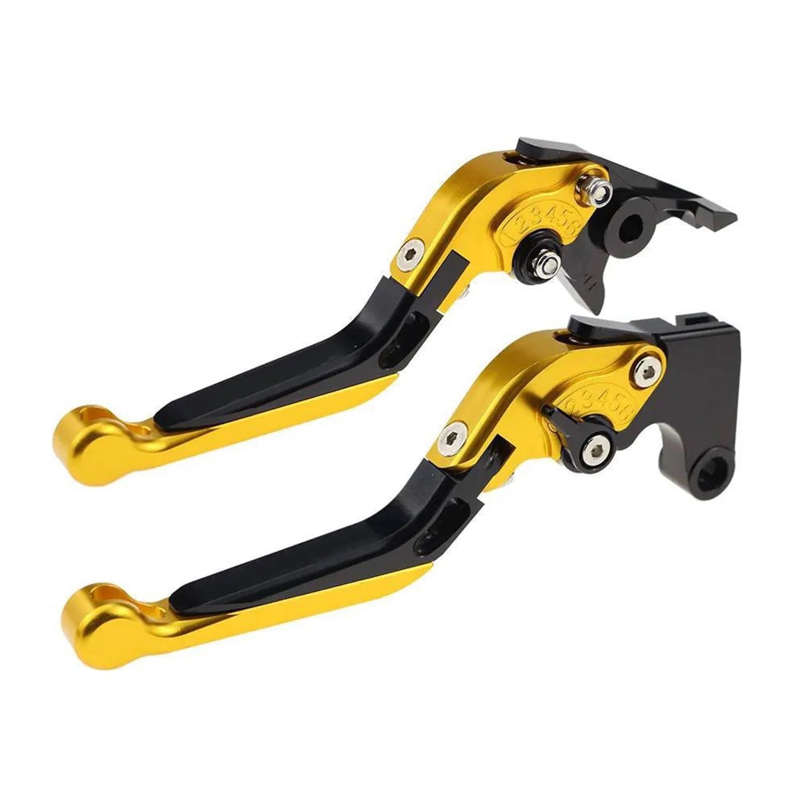 Frizione Ricambi Per Moto Leve Freno Frizione Pivotanti Regolabili Per KAWASAKI Per GROM MSX125 2014-2022(Jaune)
