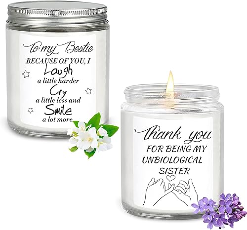 6 velas perfumadas para el hogar, 108 horas de larga duración, velas de soja orgánica, lavanda, limón, gardenia y 6 otros aromas para el hogar y el