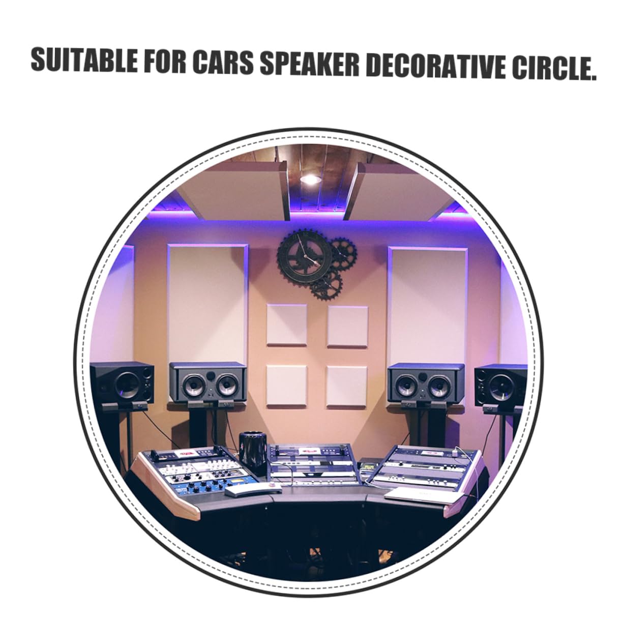 Copertura Miglioramento Qualità Suono Altoparlante Subwoofer Auto e 8 Pollici per in Plastica e Ferro Protezione Resistente 2 Pezzi per Impianto Audio Veicolo