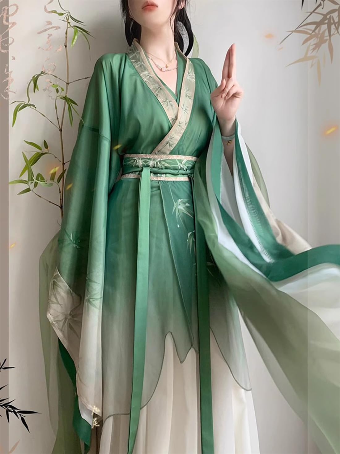 Ez-sofei Chinesisches traditionelles altes Bühnenauftrittskostüm für Damen, Hanfu-Kleid