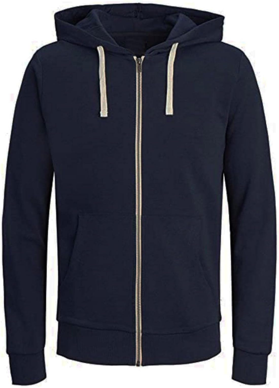 TOWMUSMens Fashion Hoodie Full-Zip up Sports Jacket Long Sleeve Lightweight Slim Fit Fluorescent Pullover