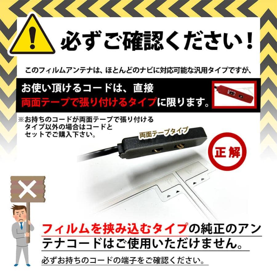Amazon.co.jp: 《FS-41》 ◇ フィルムアンテナ スクエアタイプ 高感度