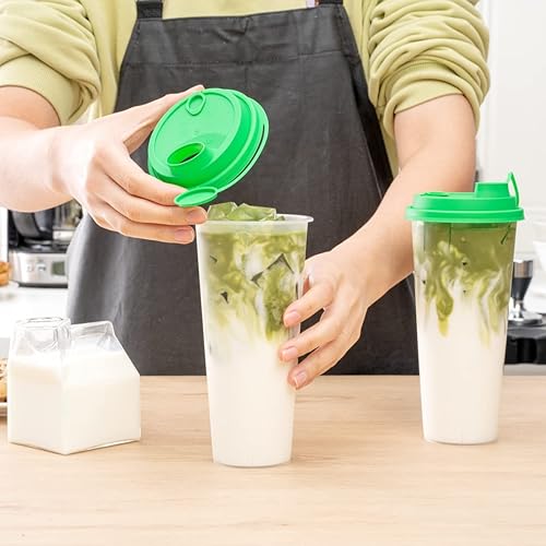 Miniatura 8 de Restaurantware Solo tapas tapas Bev Tek para tazas de café de 12 a 16 y 24 onzas, 25 tapas para bebidas a prueba de fugas, diseño 2 en 1, tapones