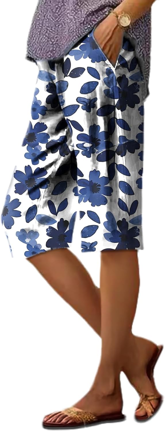 Beach Pants for Women Summer Beach Travel Active Going Out Wear Boho Stylish Breathable Quick Dry Comfy Shorts