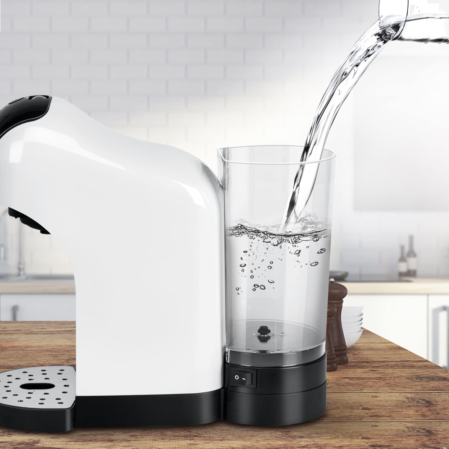 Dolce Gusto Machine, Bonsenkitchen 3 in 1 Capsule Coffee Maker, Mini