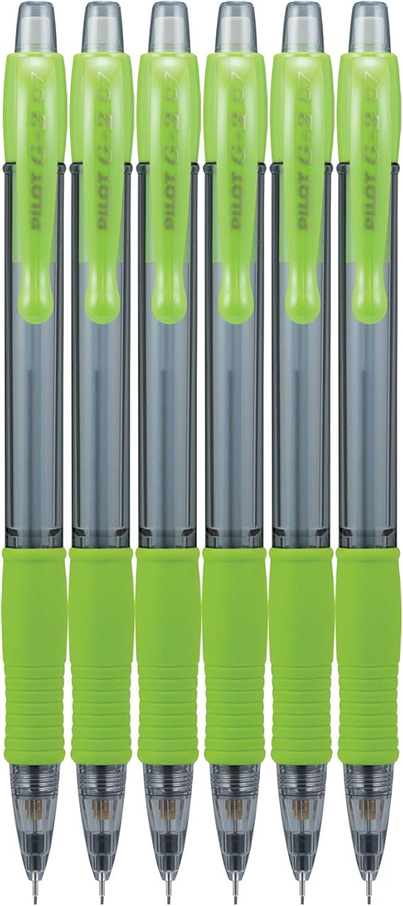 Pilot G2 Mechanical Pencil, Fine Point, 0.7mm, 2 HB, Lime