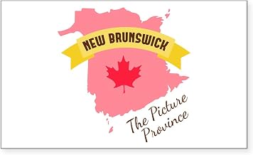 CafePress Brunswick Canada Picture Province Sticker Rectangle Bumper Sticker Car Decal
