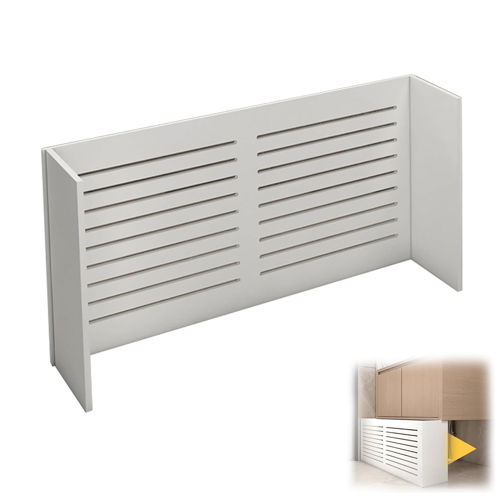 Corrector de tuberías impermeable y cubre radiador decorativo de alta gama