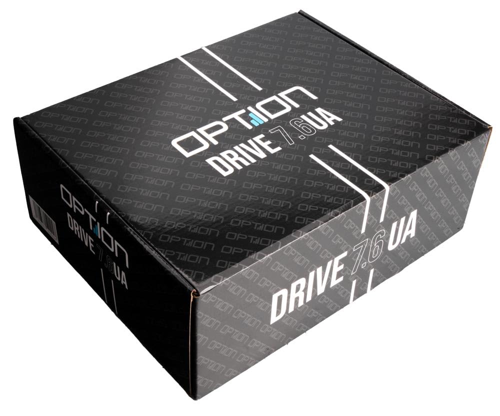 Option Subwoofer attivo DRIVE7.6UA, subwoofer compatto sotto sedile con amplificatore 100 Watt RMS, 30-150 Hz, 3,5 kg