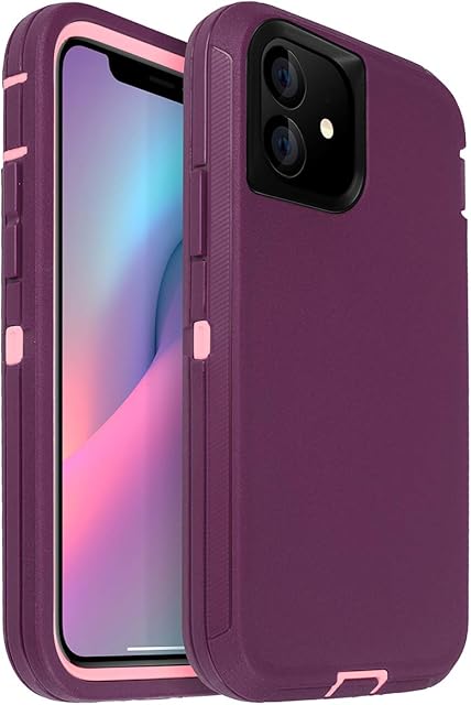 AICase for iPhone 11 Case (6.1"), Drop Protection Full Body Rugged Heavy Duty Case, Shockproof/Drop/Dust Proof 3-Layer Protective Durable Cover for Apple iPhone 11 6.1-inch