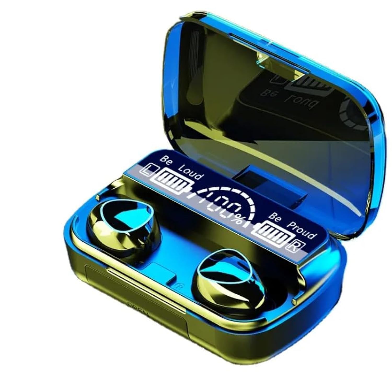 New M10 TWS Immersive Wireless Earbuds with Wireless Charging Case TWS Low Noise Headphones with Hi-Fi Stereo Audio, Bluetooth Headphones with LED Display, IPX7 Waterproof Sport