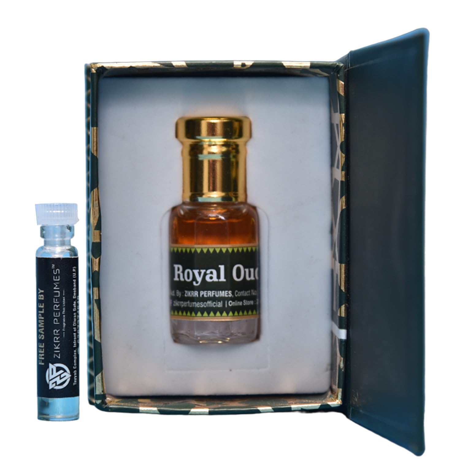 Zikrr Perfumes Royal Oud Scented Attar For Men's And Women's | 6 ML