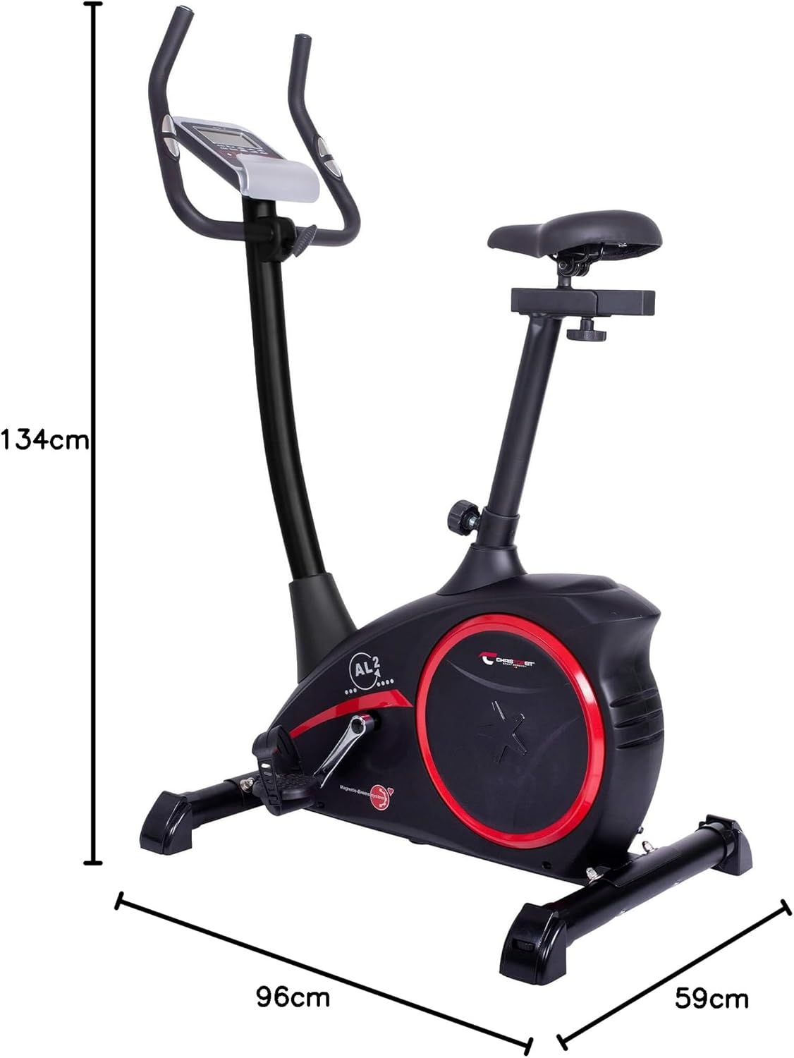 Christopeit Ergometer AL 2 Dimensions