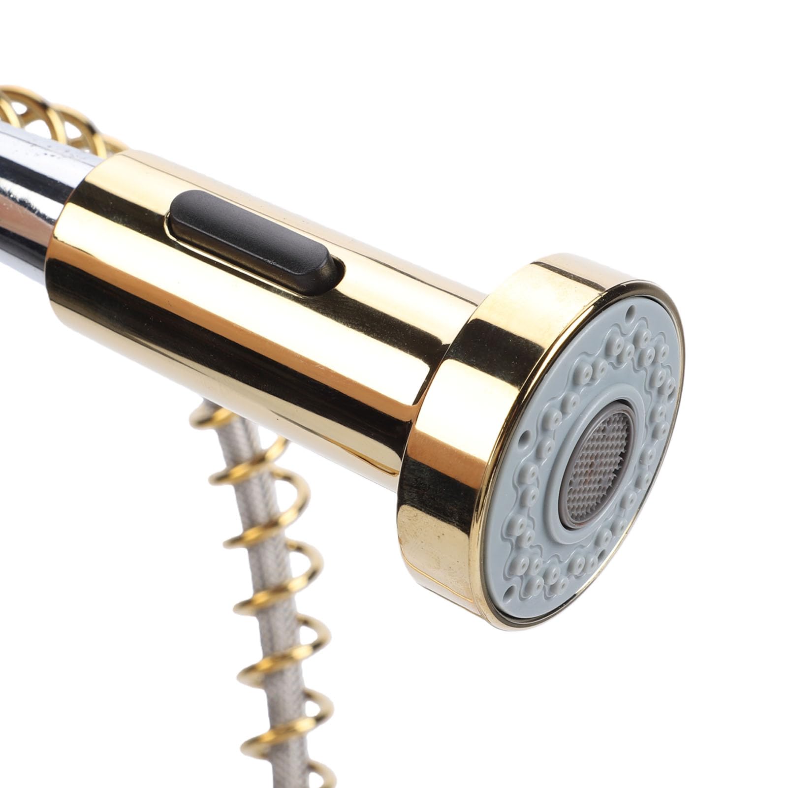 Fockety Rubinetto da cucina per, rubinetto per lavello in acciaio inox con getto d'acqua e modalità di spruzzo, tubo flessibile estensibile, resistente alla ruggine, ideale per lavelli,