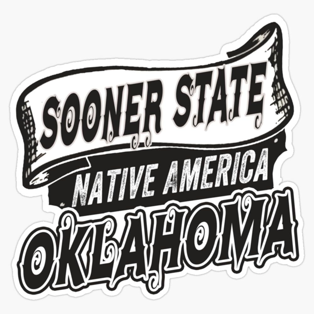 Magnet Oklahoma The Sooner State Oklahoma State Magnet Vinyl Decal Sticker 5