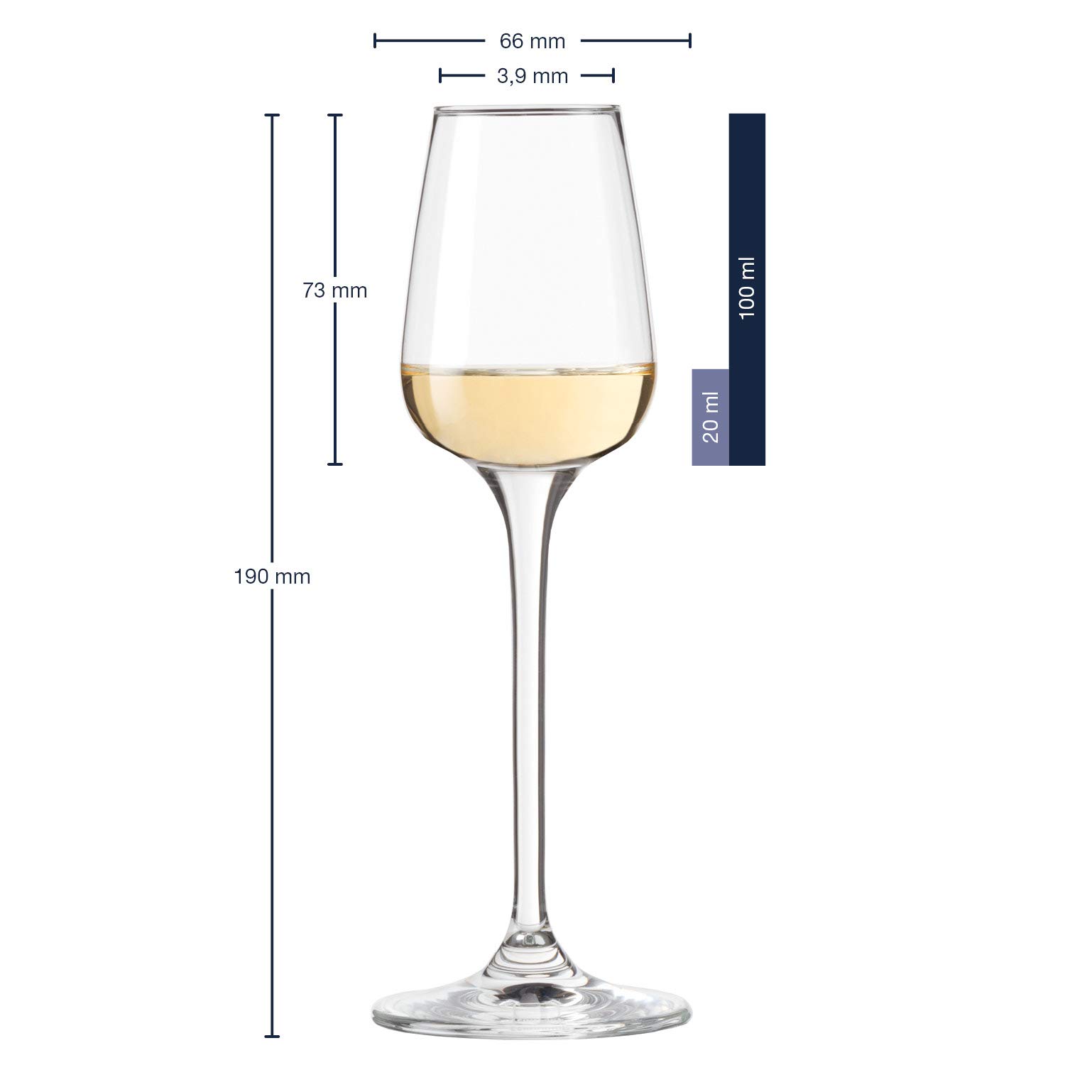 Leonardo 020969 Tivoli Lot de 6 Verres à Digestif