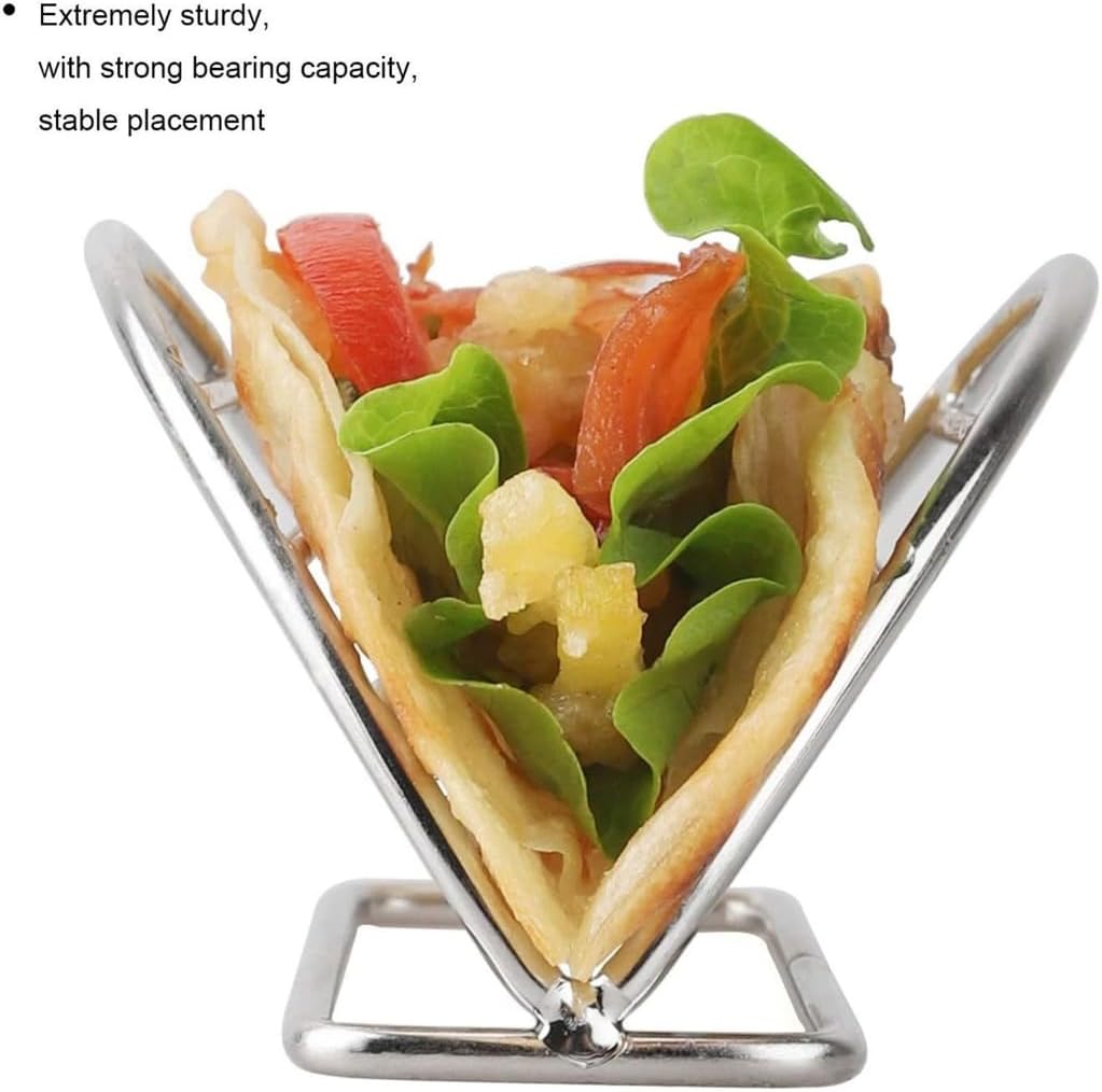 Durable Stainless Steel Tortillas Stand Ideal For Grilling Baking And Serving Tacos Suitable For Home And Restaurant Use
