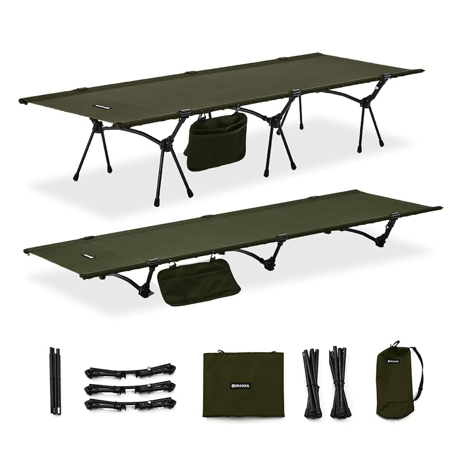 DRASOUL 四脚バージョン キャンプベッド Amazon.co.jp: DRASOUL 軽量2.6kgコット キャンプベッド 簡易