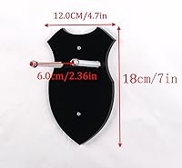 Vista 2 de WANLIAN Soporte de pared para espada, soporte de espada, gancho de pared, soporte de pared para espada, daga, hacha, keyblade sin pantalla vertical