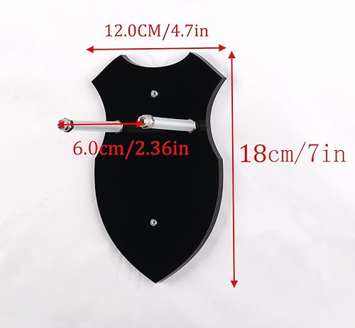 Miniatura 2 de WANLIAN Soporte de pared para espada, soporte de espada, gancho de pared, soporte de pared para espada, daga, hacha, keyblade sin pantalla vertical