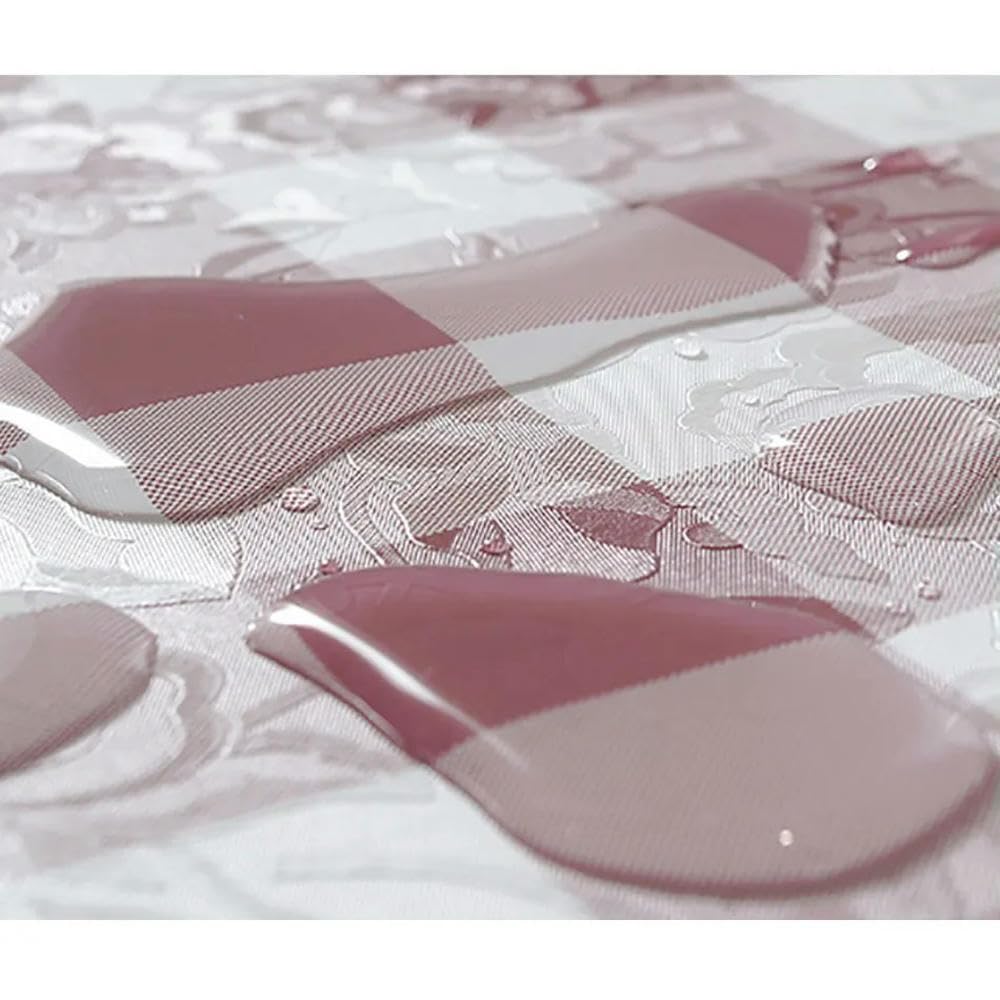 CEMELI 180-220Cm Ronde Tafelkleed Plastic PVC Zachte