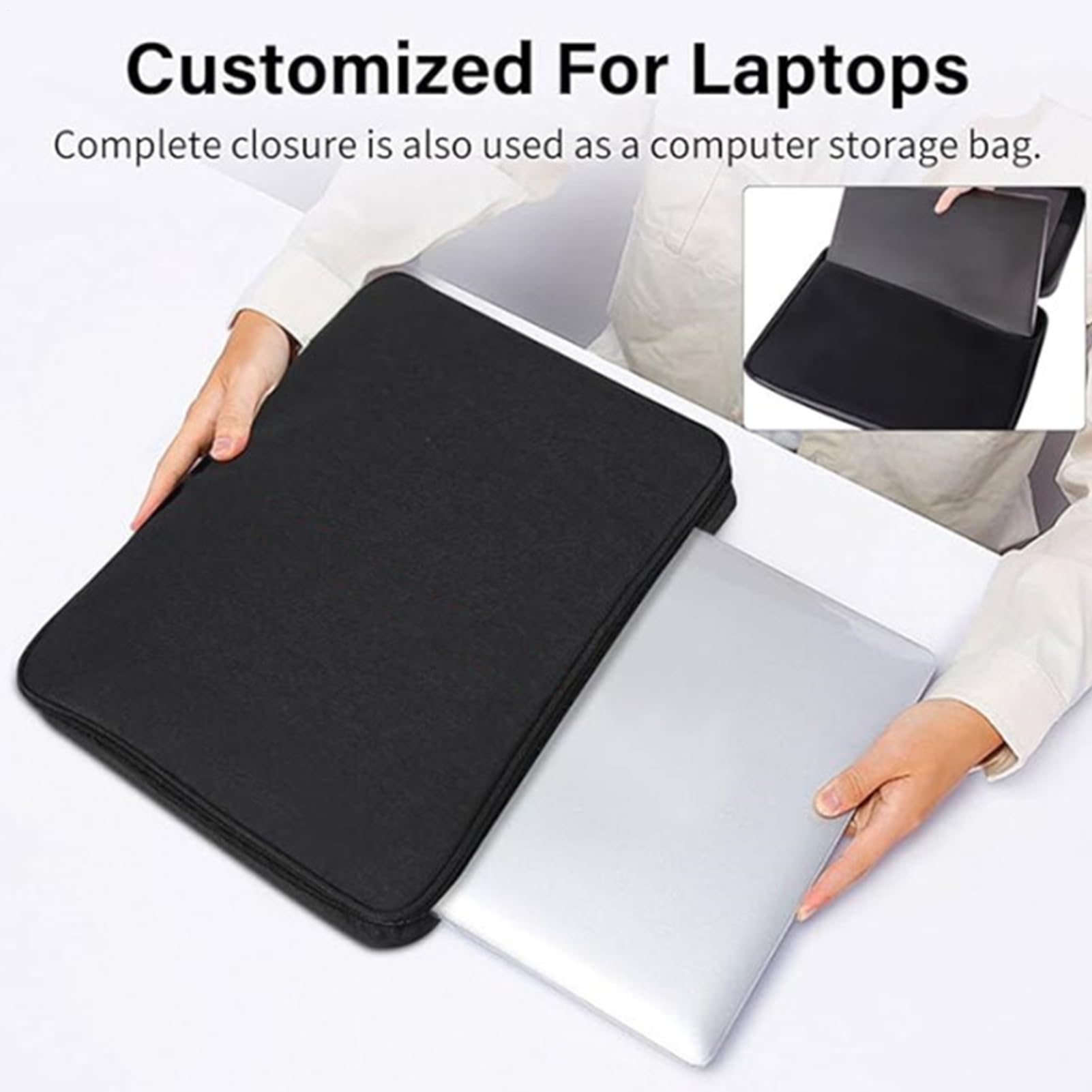 Parasol para Ordenador, Antideslumbrante para Portátil, Capucha con Pantalla De Privacidad Ligero, Ergonómico para Trabajar En El Exterior para 14 Pulgadas, Ángulo Ajustable, Plegable