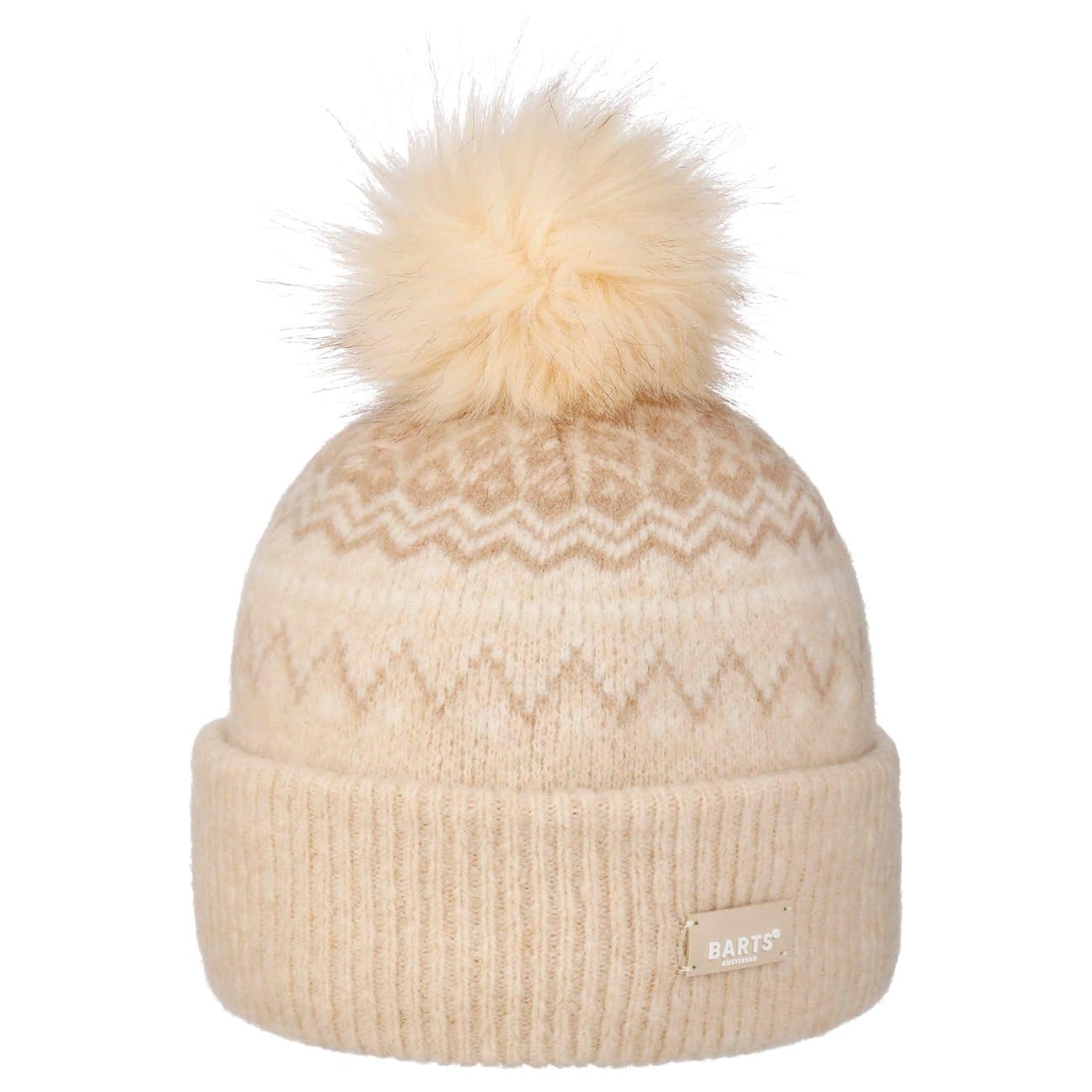 Barts Women's Oatmeal Woodstar Alpaca Pompom Hat Knit Beanie ´S (One Size - )