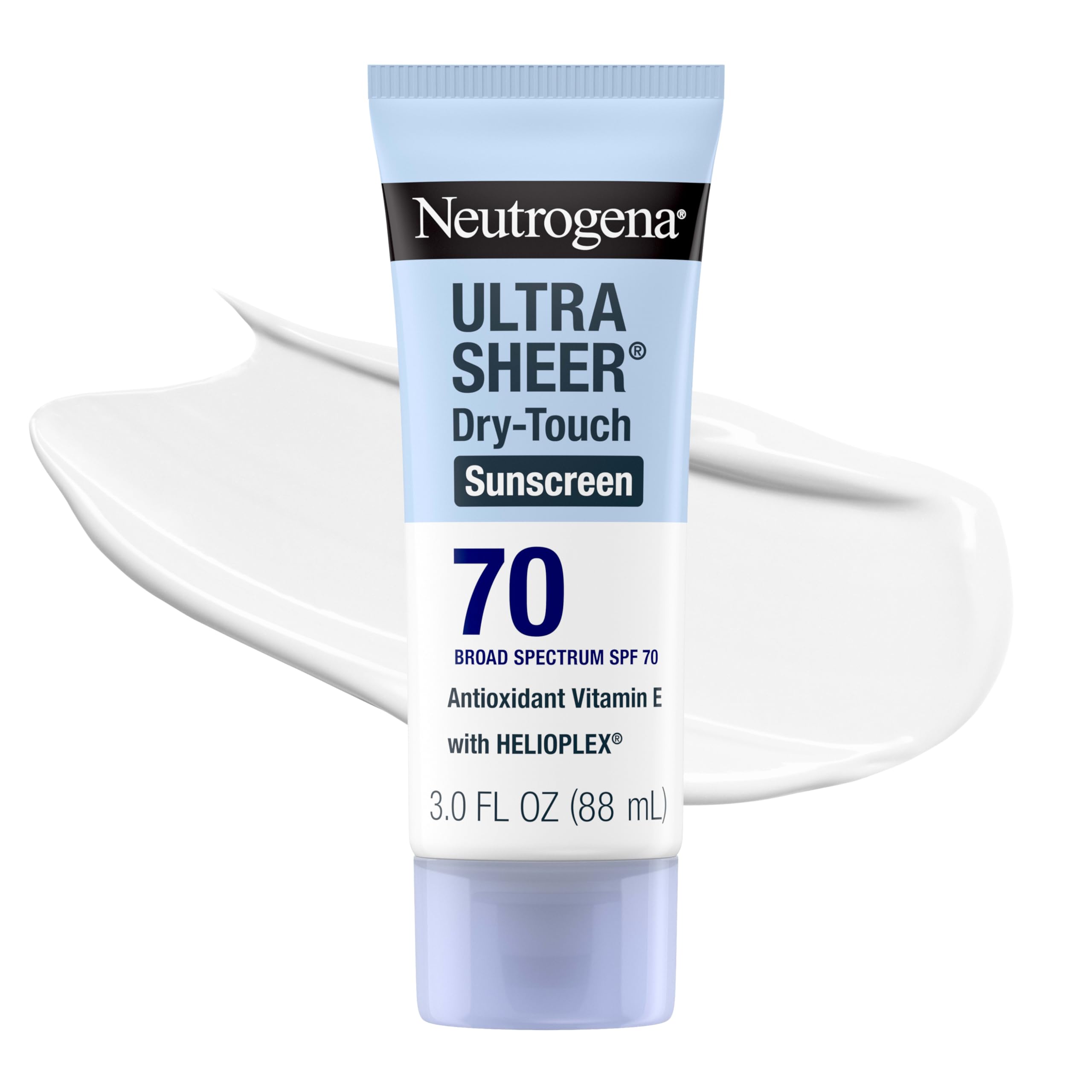 Neutrogena Ultra Sheer Dry-Touch Sunscreen Lotion SPF 70, 3 Fl Oz | High SPF 70 Protection for Active Lifestyles - main product image