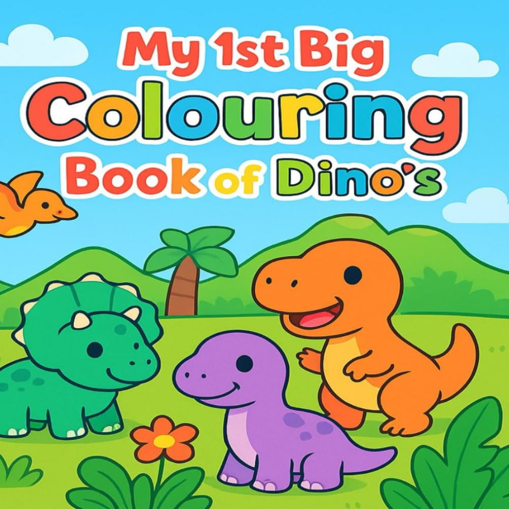 My 1st Big Colouring Book of Dino’s