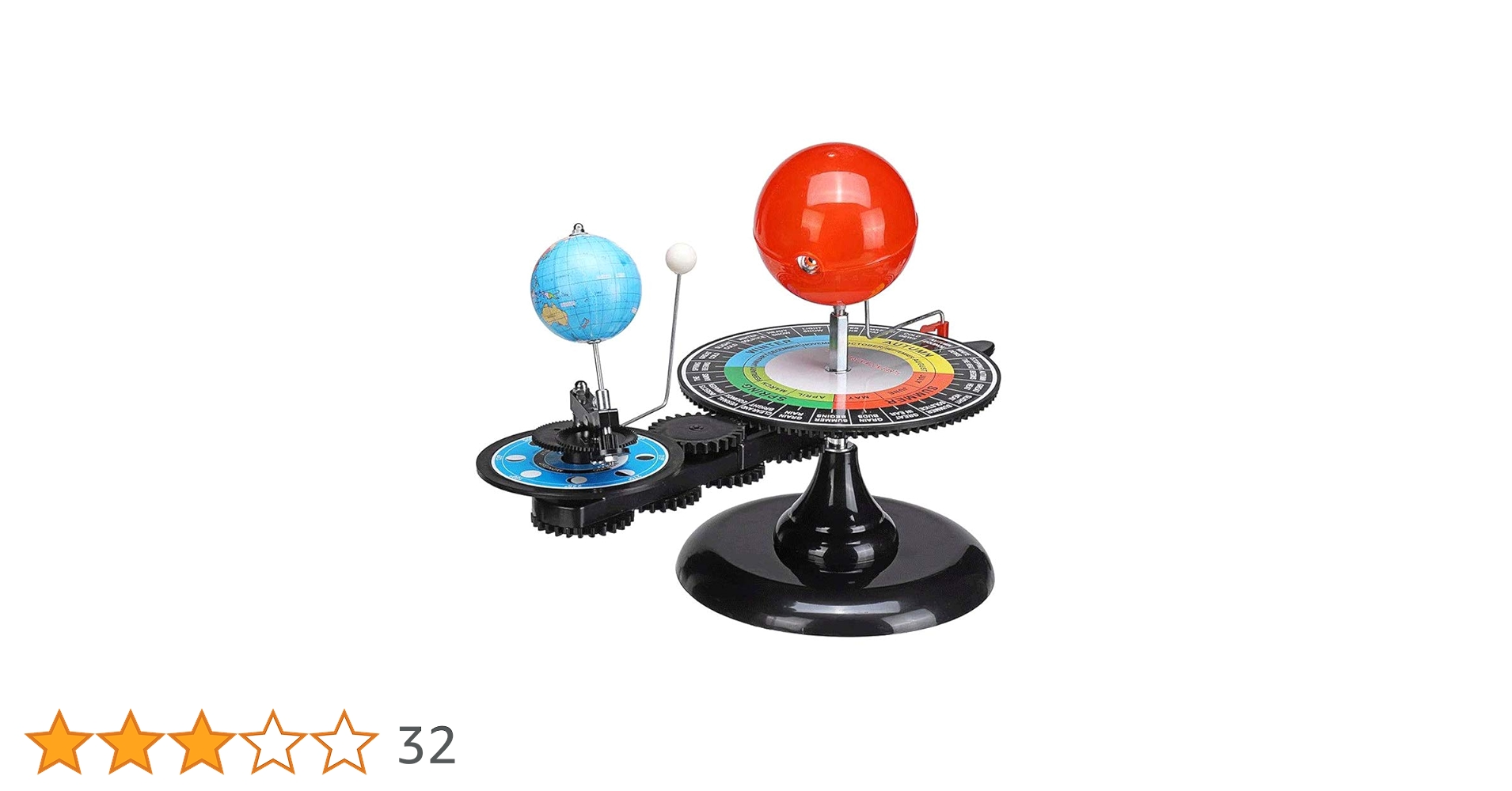 Amazon | Grokebo 天体 おもちゃ ソーラーシステムモデル 三球儀 太陽