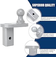 Vista 4 de GNXA4085 - Extensor de bola de desplazamiento de 4 pulgadas compatible con enganches de cuello de cisne Turnoverball para remolque, 20000 libras