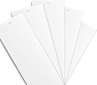 Vista 5 de DALIX Láminas de repuesto para persianas verticales de PVC, curvadas, lisas, blancas, 46.5 x 3.5 (paquete de 2)