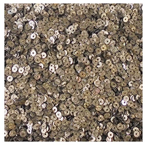 Image of eshoppee 4mm Dark Brown Round Shape Sequins Sitara