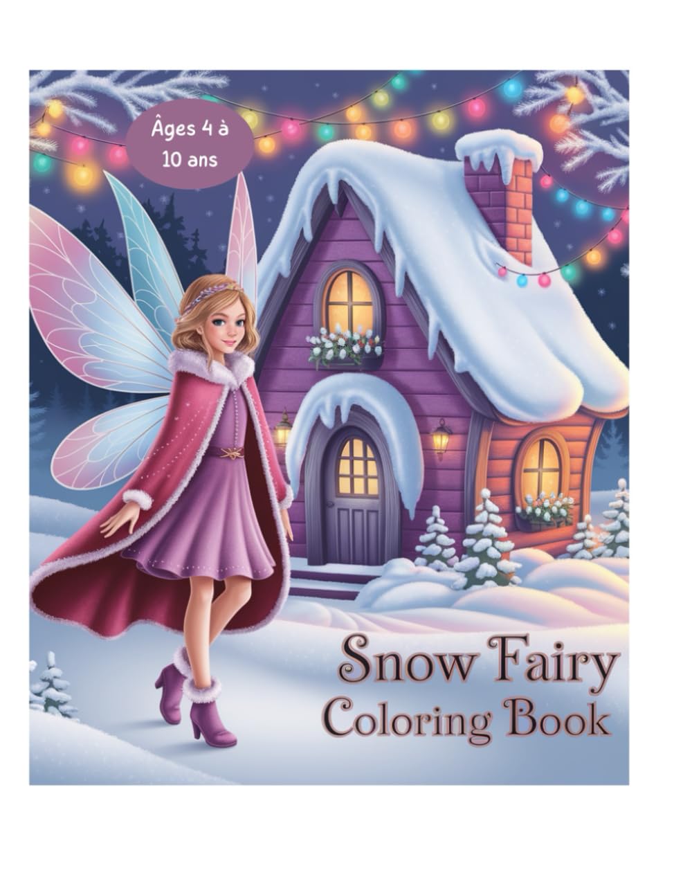 Snow Fairy Coloring Book