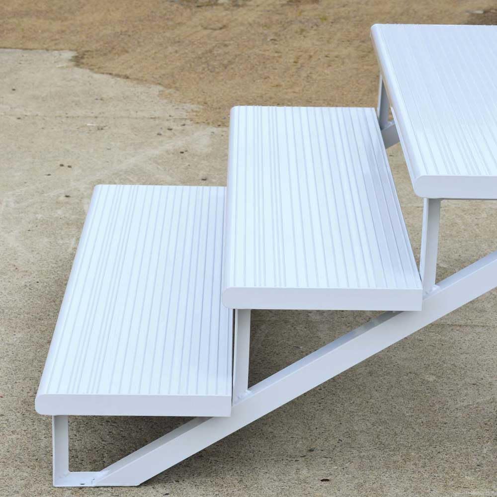 5 Step Stair Riser Pylex 16005 Aluminum Stair Riser (5-Step, White ...
