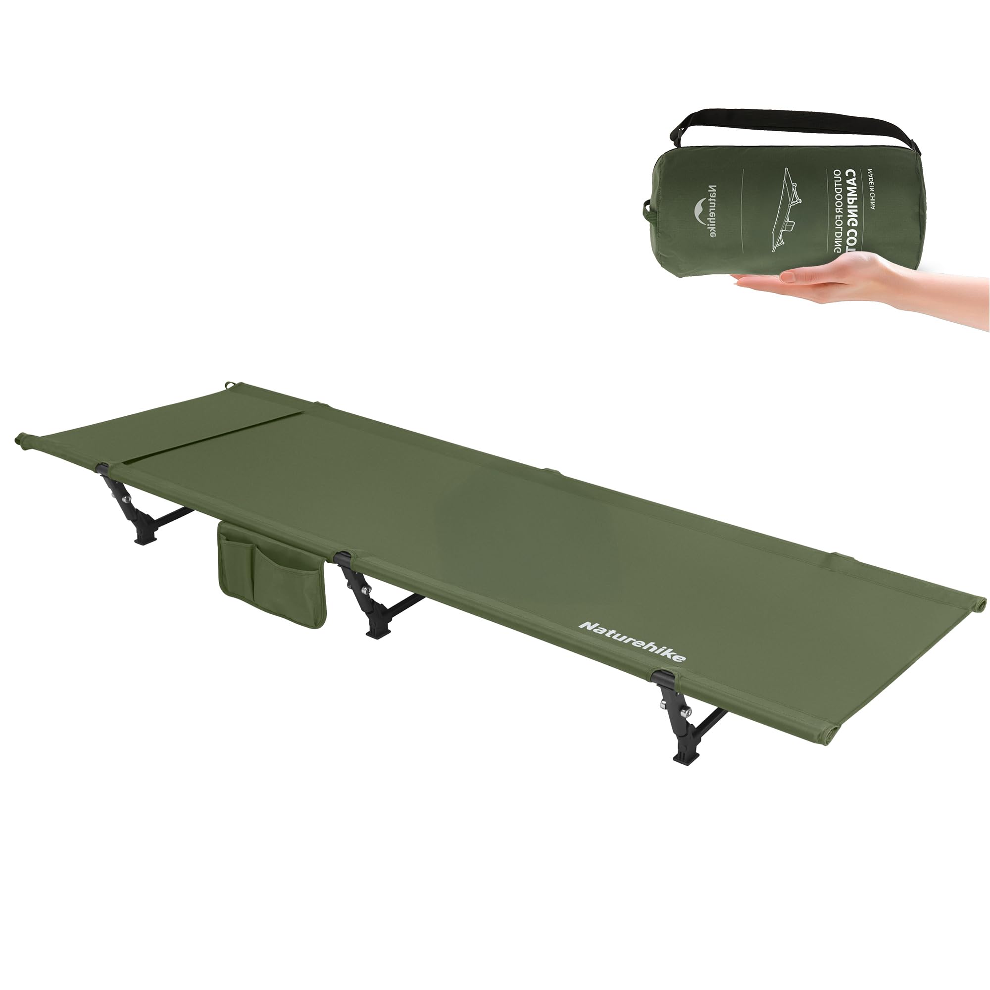 Naturehike Camping Cot - Ultralight Portable Folding Bed & Camp Bed Tent