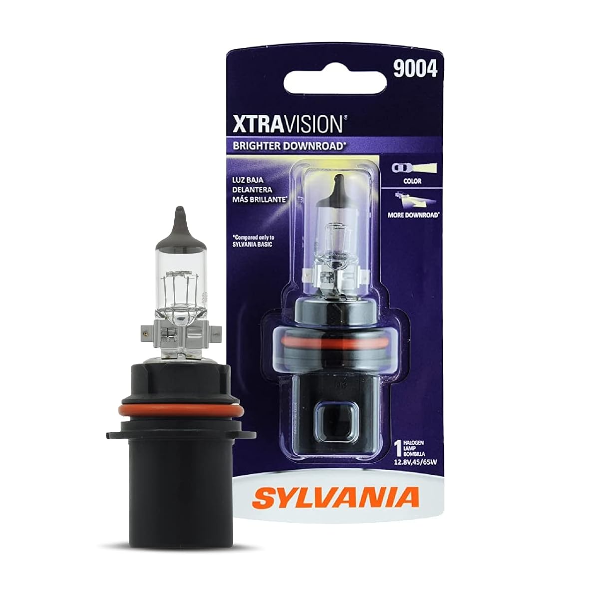 SYLVANIA 9004 XtraVision High Performance Halogen Headlight Bulb - High Beam,