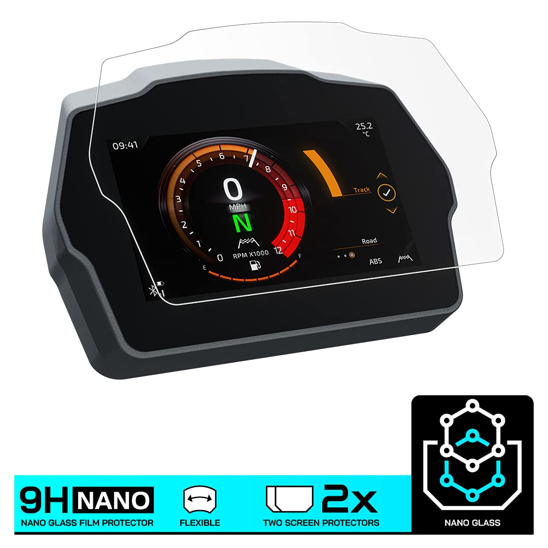 Protector De Pantalla Nano Glass Speedo Angels Para Triumph Speed Triple (2018+) - Pack De 2