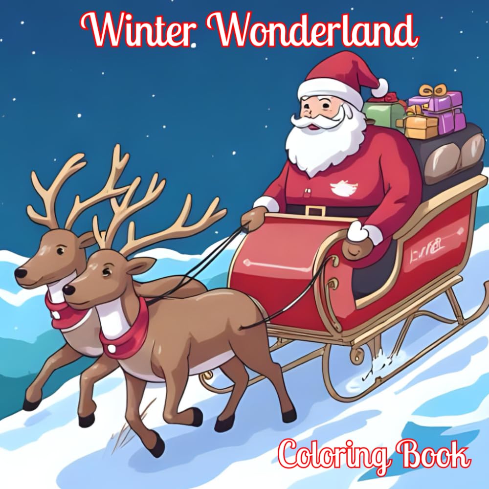 Christmas winter wonderland: festive joyfulness of Christmas in the winter wonder land