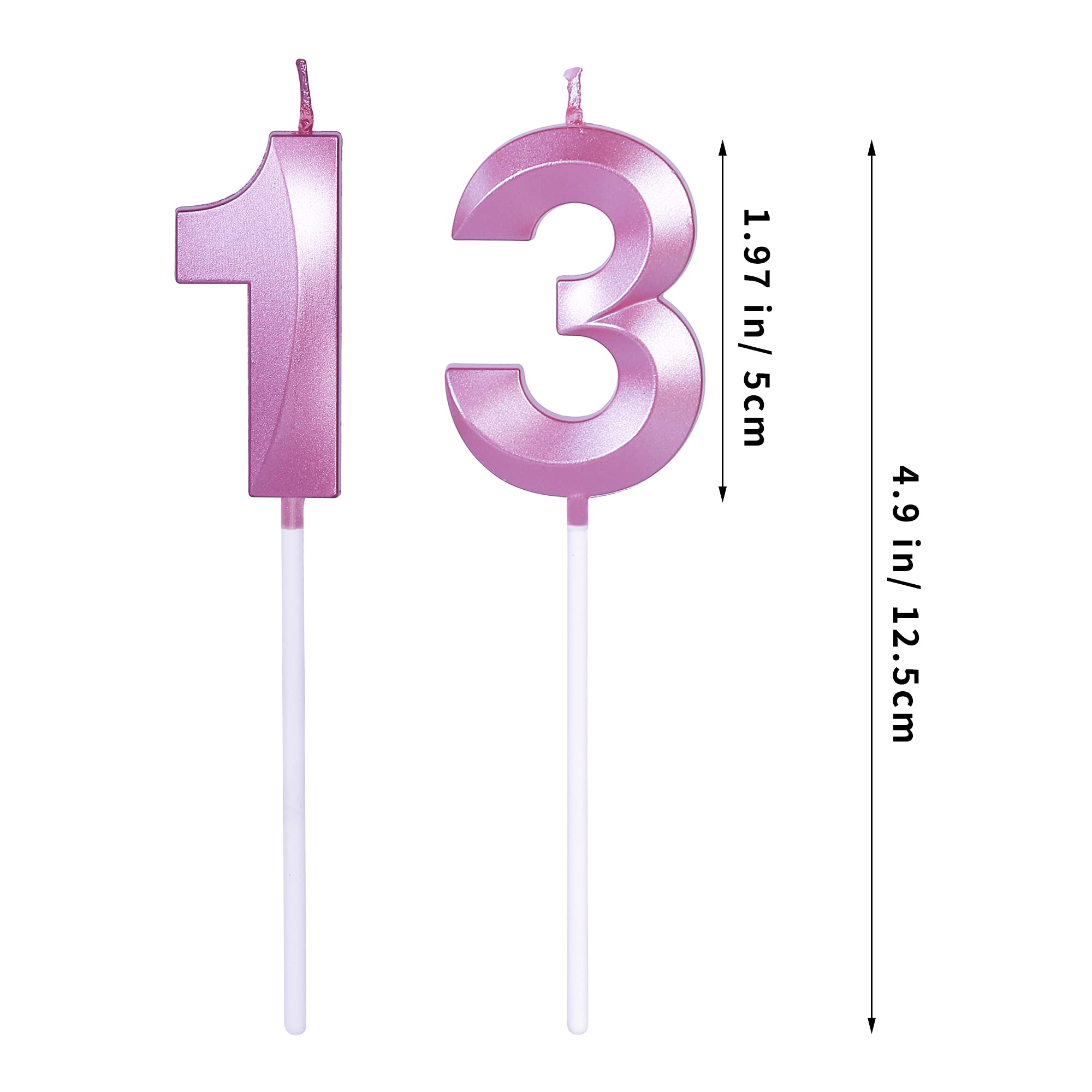 Geburtstagskerze Zahl 31 Rosa – 3D-Kerzen Für Torte, Ca. 11,5 Cm, Aus Wachs & Kunststoff