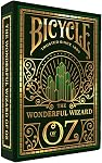 Bicycle Wizard of Oz Playing Cards, Oz Inspired Playing Card Deck, Emerald and Gold, 1 Deck