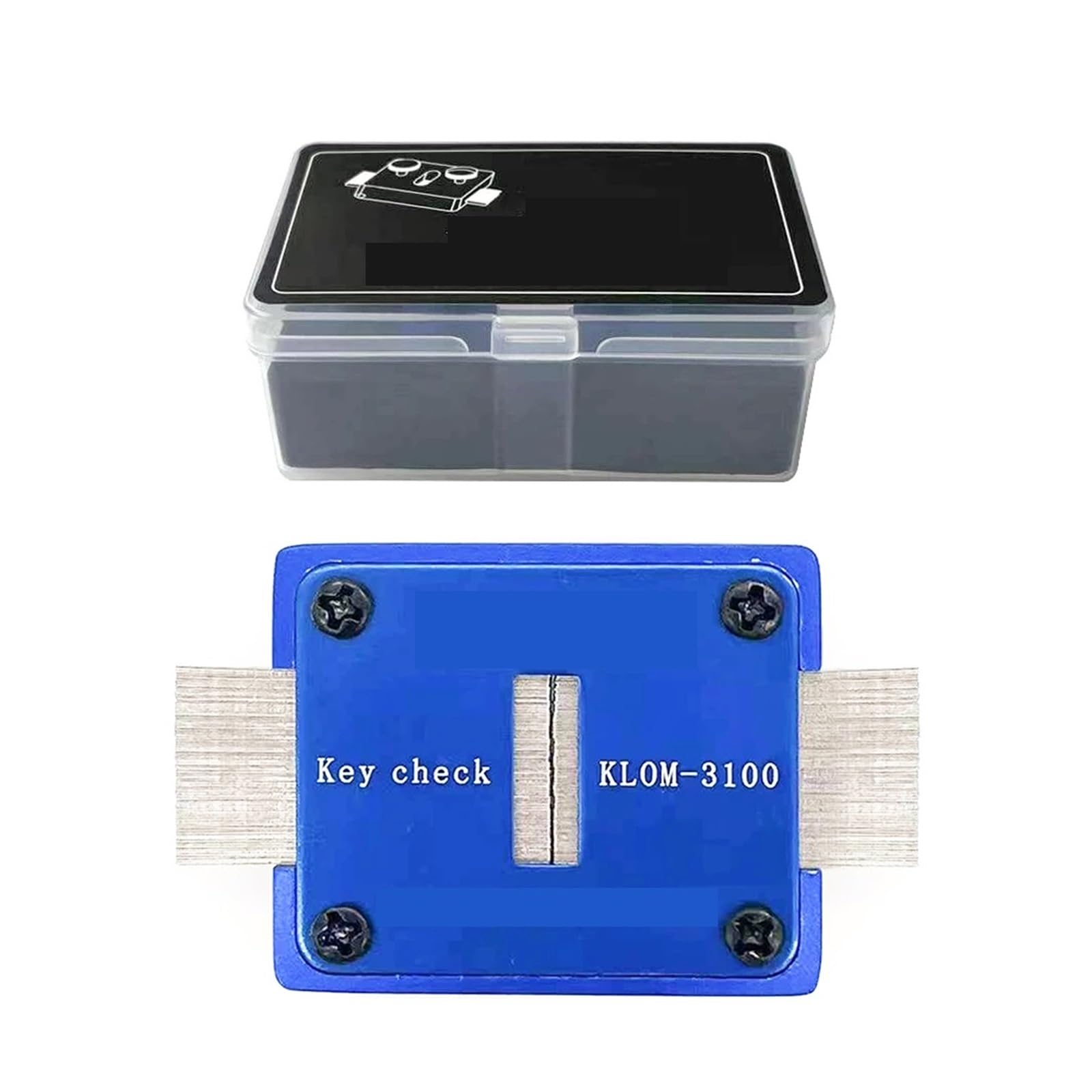 Onthis Blue Key Check Checker Klom-3100 Locksmith Tools Blank Key Slot Checker